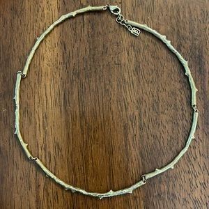 Waxing poetic brass choker